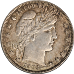 1903-P Barber Half Dollar Choice AU/BU Superb Eye Appeal Strong Strike