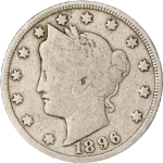 1896 Liberty V Nickel