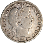 1910-S Barber Half Dollar