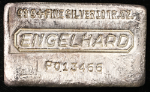 Engelhard 10 Ounce Silver Bar (Poured) 999+ Fine Serial #P013466