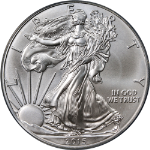 2015 Silver American Eagle $1 ANACS MS70 1st Day Issue 30th Year of Issue