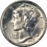 1939-S Mercury Dime PCGS MS65 Superb Eye Appeal Nice Strike