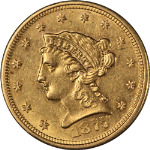 1877-S Liberty Gold $2.50 Choice AU/BU Great Eye Appeal Strong Strike