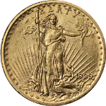 1909/8-P Saint-Gaudens Gold $20 Nice BU Details Nice Eye Appeal Nice Strike