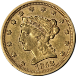 1852-P Liberty Gold $2.50 Nice AU Nice Eye Appeal Nice Strike