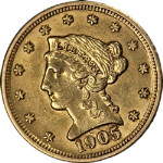 1905 Liberty Gold $2.50 Nice AU/BU Nice Eye Appeal Nice Strike