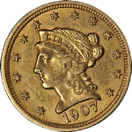 1907 Liberty Gold $2.50 Nice AU Nice Eye Appeal Nice Strike