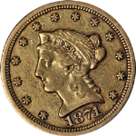 1871-S Liberty Gold $2.50 Nice XF Nice Eye Appeal Nice Strike