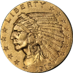 1915 Indian Gold $2.50 Nice Unc Great Eye Appeal Strong Strike