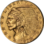 1926 Indian Gold $2.50 Nice AU/BU Nice Eye Appeal Nice Strike