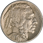 1919-S Buffalo Nickel Choice XF+ Superb Eye Appeal Strong Strike