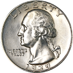 1939-D Washington Quarter