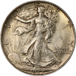 1937-P Walking Liberty Half