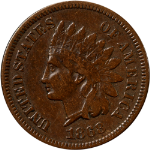 1868 Indian Cent