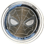 2023 Niue 1 Oz Silver $2-Marvel Spider-Man Symbiote Colorized-999 Fine-OGP-STOCK