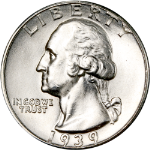 1939-D Washington Quarter