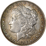 1896-O Morgan Silver Dollar