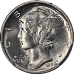 1929-D Mercury Dime PCGS MS65 FB Superb Eye Appeal Strong Strike