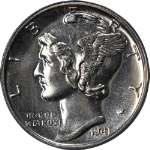 1941 Mercury Dime Proof PCGS PR66 Superb Eye Appeal Strong Strike