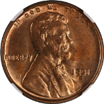 1931-S Lincoln Cent NGC MS65 RB Great Eye Appeal Strong Strike