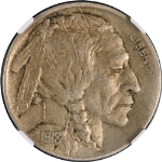 1918-D Buffalo Nickel NGC XF45 Superb Eye Appeal Strong Strike