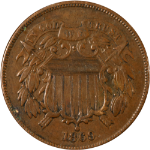 1869 Two (2) Cent Piece - Choice+