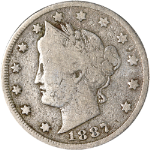 1887 Liberty V Nickel