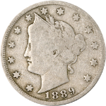 1889 Liberty V Nickel