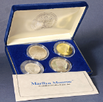 1995 Marshall Islands -Marilyn Monroe Commem Silver ($50 &amp; $20) Coin Set OGP COA