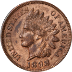 1898 Indian Cent - Cleaned