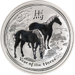 2014 Australia 5 Ounce Silver - Year of the Horse - Lunar Series II - BU