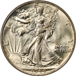 1944-P Walking Liberty Half CAC Sticker NGC MS65 Great Eye Appeal Strong Strike