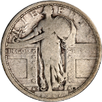 1917-D Type 1 Standing Liberty Quarter