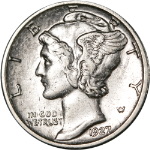 1927-S Mercury Dime