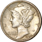 1929-P Mercury Dime