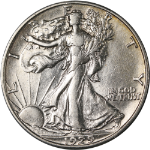 1929-S Walking Liberty Half - Cleaned