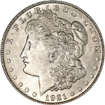 1921-S Morgan Silver Dollar