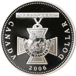 2006 Canada Silver $1 Proof - Victoria Cross 150th - OGP & COA - STOCK