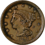 1853 Large Cent