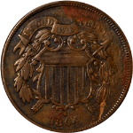 1864 Two (2) Cent Piece