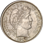 1900-P Barber Dime - Choice++