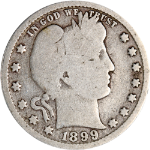 1899-S Barber Quarter