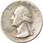 1937-D Washington Quarter