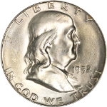 1952-S Franklin Half Dollar - Choice