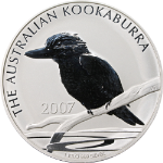 2007 Australia Silver Kookaburra - 1 Kilo .999 Fine Silver - OGP Capsule