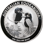 2013 Australia Silver Kookaburra - 1 Kilo .999 Fine Silver - OGP Capsule