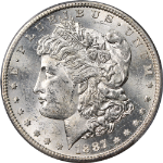 1887-S Morgan Silver Dollar PCGS MS63 Blast White Great Eye Appeal