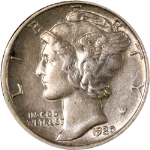 1930-S Mercury Dime