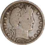 1895-P Barber Quarter