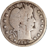 1895-S Barber Quarter